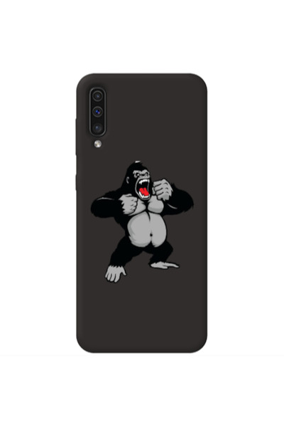 Other Samsung A70 Angry Gorilla2 Black Colored Silicone TPU Θήκη