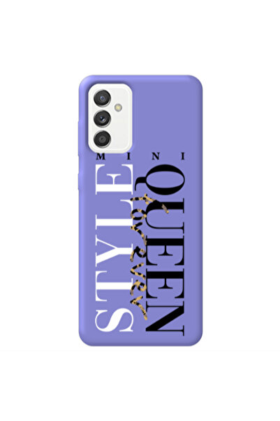 Other Samsung M13 Mini Quen Forever Purple Colored Silicone TPU Θήκη