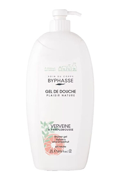 BYPHASSE 2 Litri Gel de dus Byphase Grapefruit si Verbena