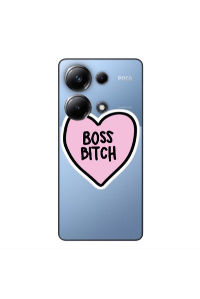 Other Xiaomi Poco M6 Pro 4G Boss Bitch Transparent Silicone TPU Θήκη