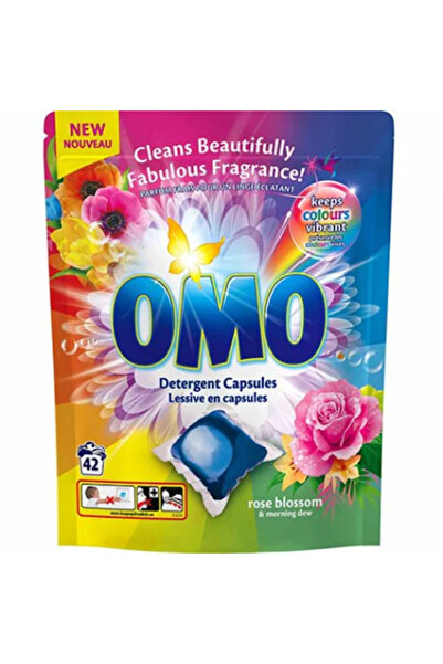 Omo Capsule universale pentru rufe Omo, Trandafiri, 42 buc