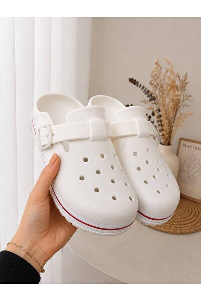 lucky shoes Rahat Tabanlı Günlük Comfort Cross Hastane Doktor Hemşire Terliği