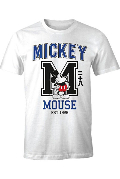 Disney Μπλουζάκι Ενηλίκων Mickey Mouse M Λευκό Κωδικός: 08CLT0040