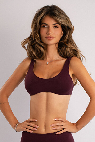 SESEH Αθλητικό σουτιέν χωρίς ραφές από ύφασμα Seamless Scoop Sports Bra