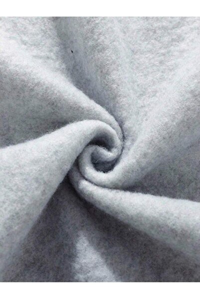 MOONBULL Kadın Sırtı Kanat Taş Baskılı 3 İplik Şardonlu Kumaş Kapüşonlu Oversize Sweatshirt
