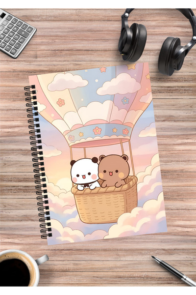mertfigur Bubu Dudu Anime Spiral Notebook A5 (50 Sheets)