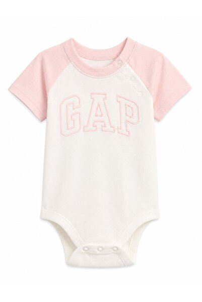 GAP Kids Gap baby girl short sleeve bodysuit with lettering detail 0-12 month...