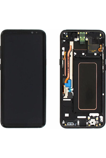 Samsung Οθόνη με μηχανισμό αφής και πλαίσιο για Galaxy S8+ (Μαύρο) Κωδικός: G...