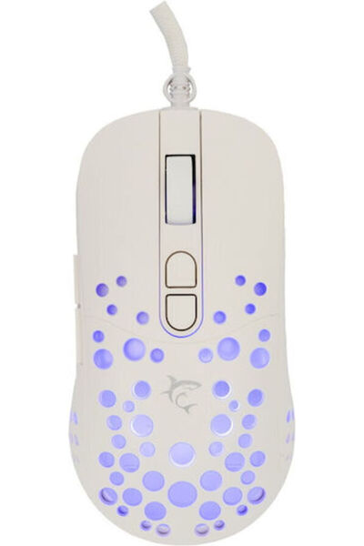 white shark Tristan-2 RGB Ποντίκι Gaming 7200 DPI Λευκό