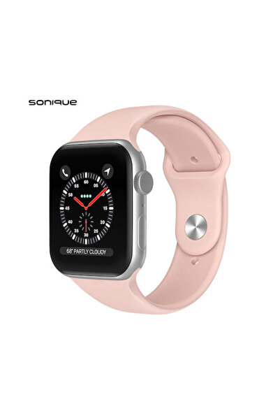 Other Sonique Μαλακό Λουράκι Σιλικόνης Ροζ Χρυσό (Apple Watch 38/40/41/42mm)