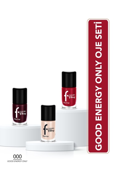 Flormar Good Energy Only 3'lü Oje Seti