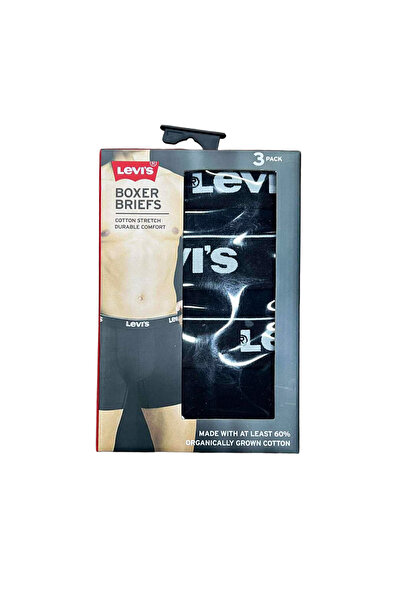 Levi's Ανδρικό Σετ Μποξεράκια με Λογότυπο 3 τεμαχίων 37149-1199-ΜΑ
