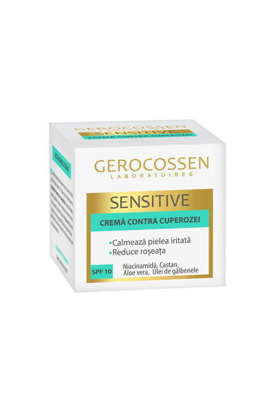GEROCOSSEN Crema Contra Cuperozei cu SPF10 Sensitive 50ml