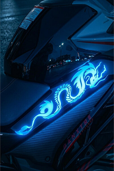 Banxtre مجموعة ملصقات CFMOTO NK250 المتوافقة مع تصميم التنين العاكس للضوء، مت...
