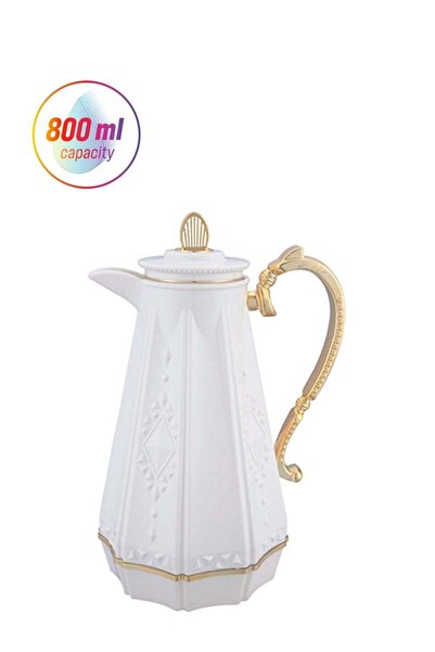Gazella Plastic Tea & Coffee Flask 800 Milliliter Ivory