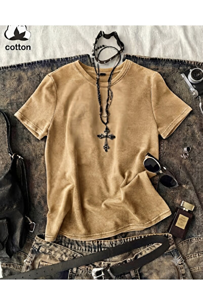 Toum Πλενόμενο Vintage Unisex Oversize T-Shirt
