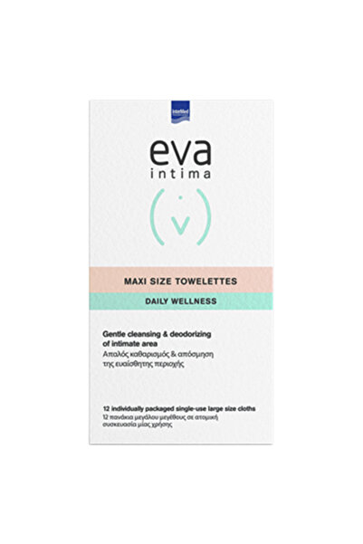 EVA Intima Μάξι Μέγεθος Υγρά Μαντηλάκια 12 τεμάχια