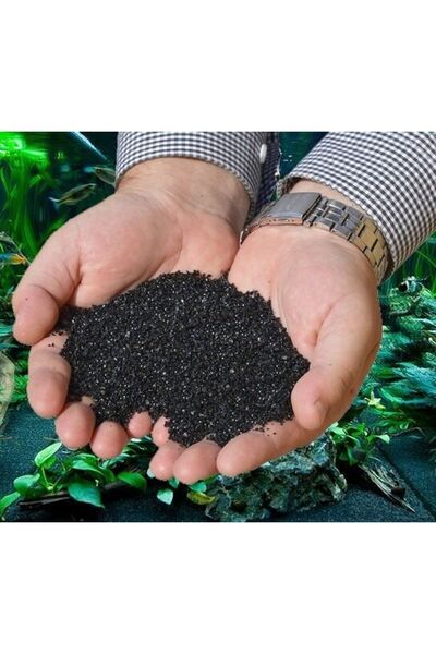 Classica Pietris negru acvariu Black Crystal Sand 10 Kg.