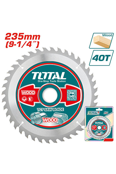 TOTAL دسك قص خشب دائري 9-1/4" 40سن