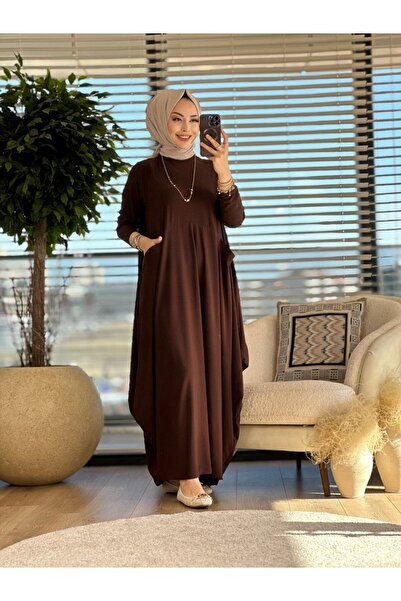 Afili 1686 Tuğçe Dress Brown