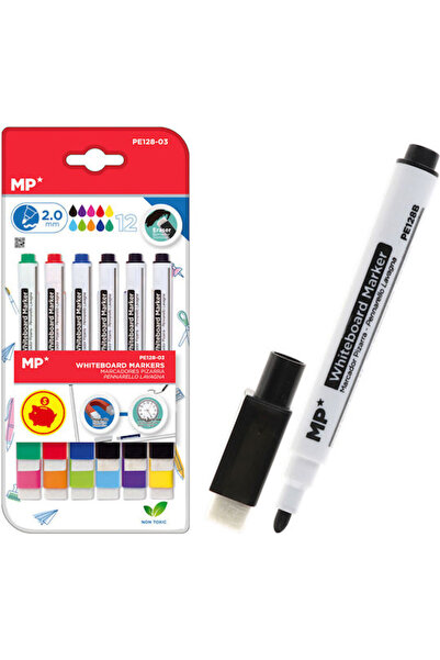 Other Μαρκαδόροι λευκού πίνακα Papel Μαδρίτης 2mm Πολύχρωμοι 12 τεμάχια