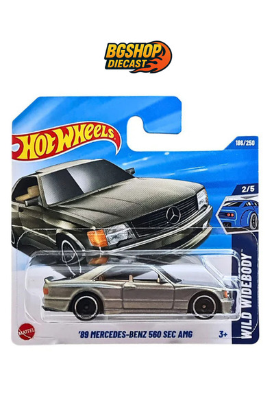 HOT WHEELS '89 Mercedes-Benz 560 Sec Amg (kısa kart yd)