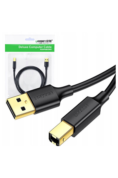 Ugreen Cablu USB 2.0 A-B pentru imprimantă, 1,5m, pentru calculator, cu conec...