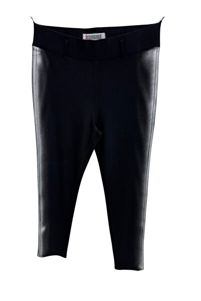 ZANESSI Plus Size Women's Knitted Trousers with Elastic Waist
