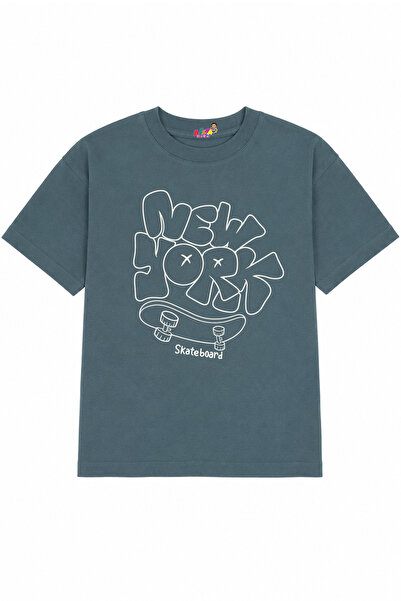 Belya Kids Wear تي شيرت للأولاد كبير الحجم بتصميم كامل من Belya Kids Design 4...