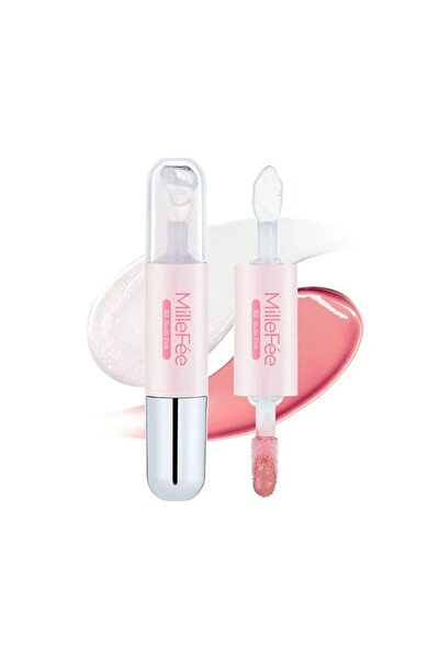 MilleFee Idol 2'si 1 Arada Kalıcı Dudak Tinti ve Parlatıcısı 02 Nude Pink