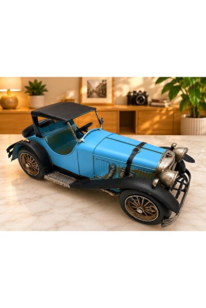 NOSTALJİK METAL RETRO DEKORATİF ARABA