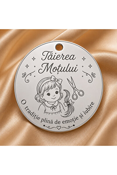 Simoshop Bănuț Moț și Botez Personalizabil din Argint 925 – Tăierea Moțului F...
