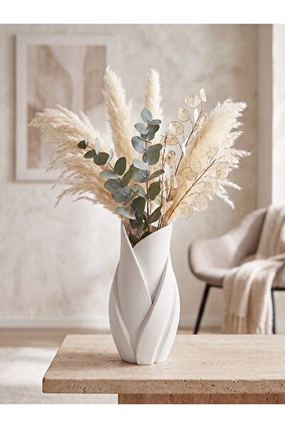 craftopya Petalum Modern Design Decorative Vase 20 cm - Artificial Flower, Dr...