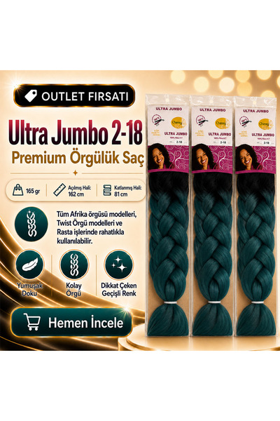 Generic Brand 3 pachete / Păr sintetic cu efect ombre pentru împletituri afri...