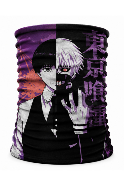 FG KONNİCHİWA Tokyo Ghoul Bandana Anime Face Mask and Neck Gaiter and Daily a...