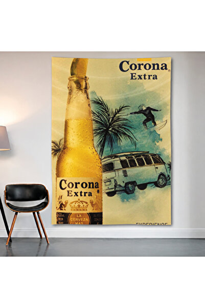 Geek Cultcha Corona Extra Vintage Wall Covering Wall Tapestry First Quality S...