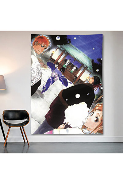 Geek Cultcha Bleach Anime Scene Wall Cloth Wall Tapestry First Quality Satin ...