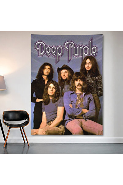 Geek Cultcha Deep Purple Wall Cloth Wall Tapestry First Quality Satin Fabric ...