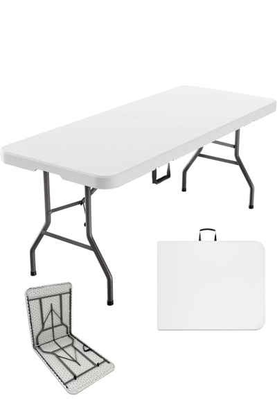 Cady One Foldable Table Plastic Durable Surface Waterproof Scratch Resistant ...