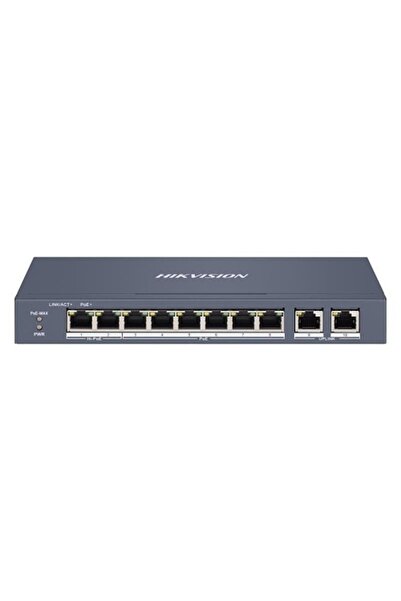 Hikvision DS-3E1510P-EI V2 8 Θύρες διαχειριζόμενος διακόπτης PoE Gigabit επιπ...