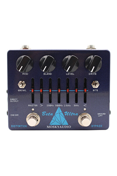 Choice Mosky Beta Ultra Bass Preamplifier Preamp/Distortion/6 Band EQ Effect ...