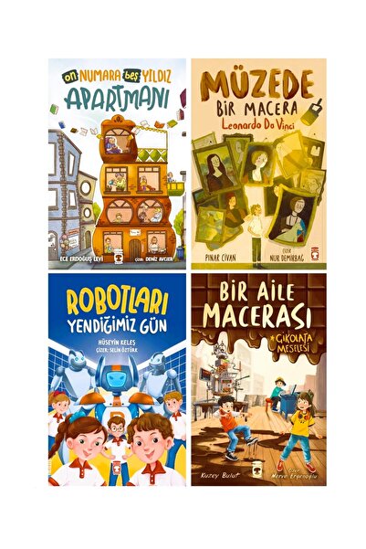 Timaş Çocuk 2 ve 3.Sınıf Okuma Seti On Numara Beş Yıldız Apartmanı Müzede Bir...