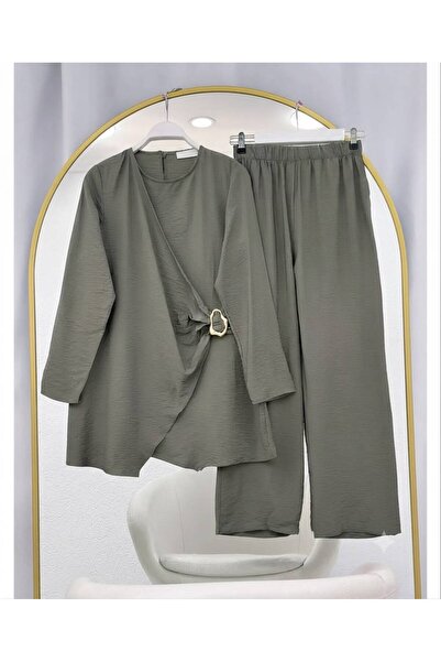 EC MODA Hira Side Buckle Detailed Trouser Suit