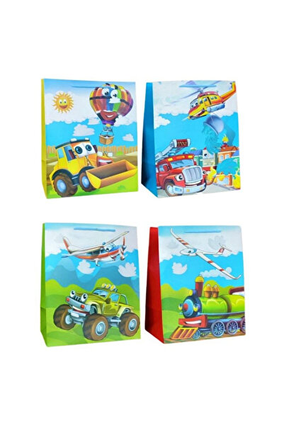 OEM Punga cadou W&K Pojazdy, M, 26x32x16 cm, mix de modele, multicolor, 1 buc