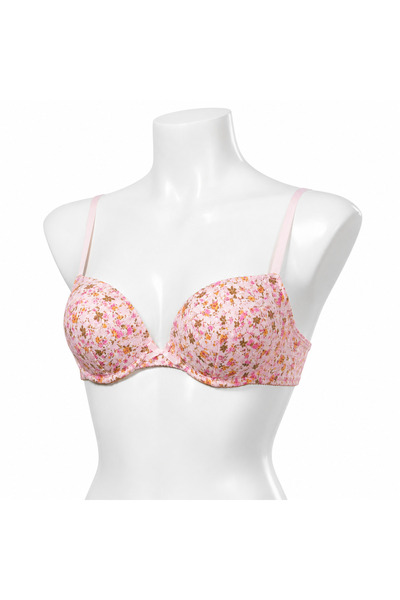 Generic Bra with Floral Print, Size 52/120 Cm, Color Pink |   Adjustable Stra...
