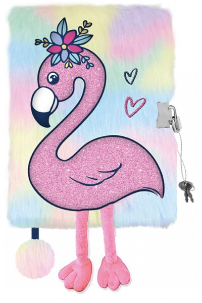 St.Majewski Jurnal cu Lacat, Plusat, St.Majewski, Tropical Flamingo, A5, 96 f...