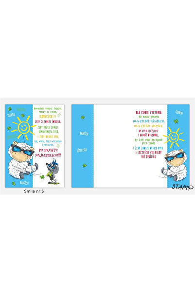 STAMP Felicitare Karnet Smile B6 multicolor 17.7x12.9cm