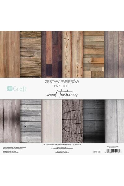 OEM Set hartie pentru scrapbooking Dalprint dpCraft, hartie decorativa Wood T...