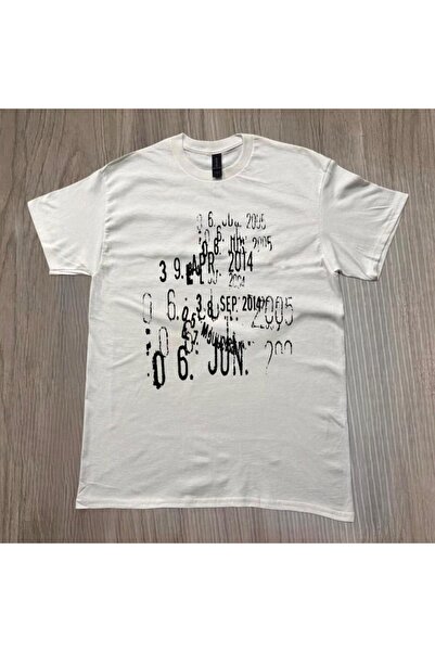 Grafftee Clothing تي شيرت مطبوع عليه نص تجريدي بتصميم تي بارتشر للجنسين مقاس ...