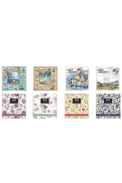 Fresh Caiet 200x200 mm, cu file in carouri, coperta rigida, multicolor, 80 foi